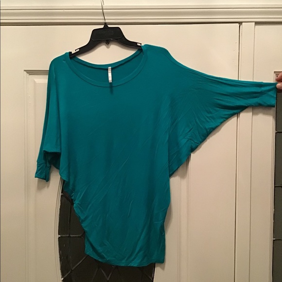 Turquoise blouse - Picture 2 of 2